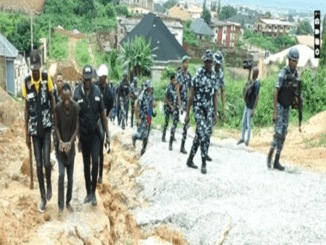 Moment Suspected Kidnapper Leads Police to Exhume Remains of Victims