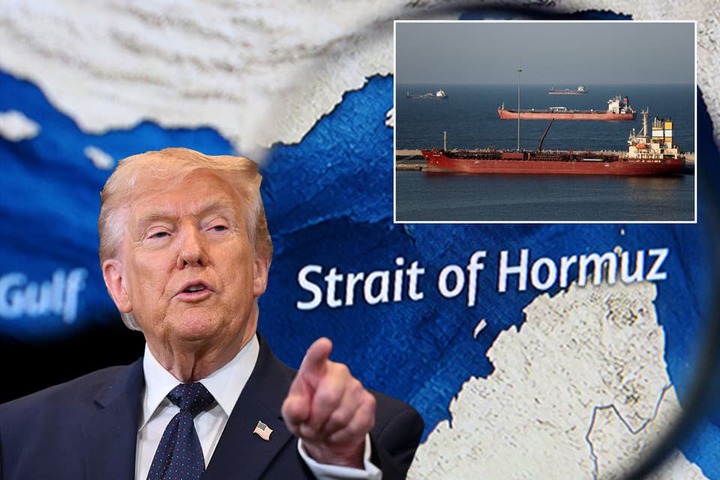 Donald Trump speaking about global tensions involving Iran and energy supply concerns