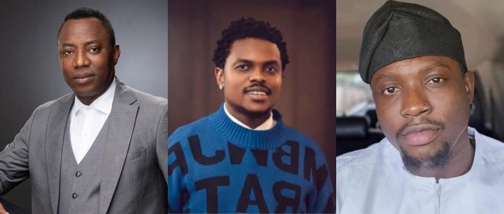 Omoyele Sowore reacts to B-Lord detention in Kuje prison over VeryDarkMan identity case