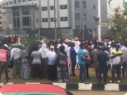 Opposition Figures, ADC Members Launch #OccupyINEC Protest Over Commission’s Decision