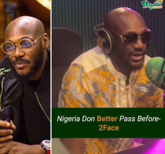 2Face Idibia speaking during an interview about Nigeria and politics